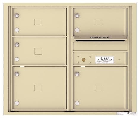 Versatile ™ 4C Mailbox – 7-Doors High – 5 Tenant Mailboxes