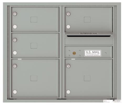 Versatile ™ 4C Mailbox – 7-Doors High – 5 Tenant Mailboxes