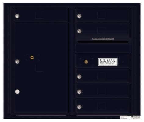 Versatile ™ 4C Mailbox – 7-Doors High – 6 Tenant Mailboxes