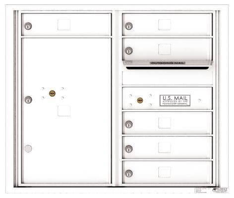 Versatile ™ 4C Mailbox – 7-Doors High – 6 Tenant Mailboxes