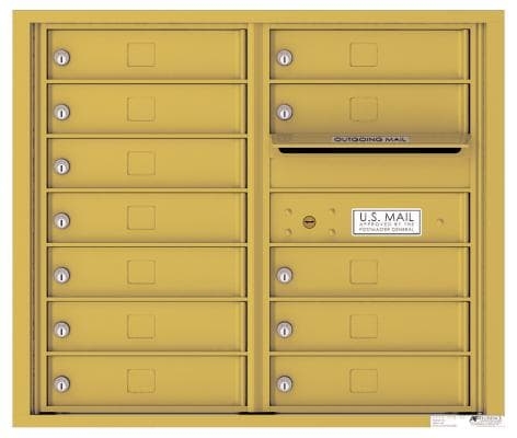 Versatile ™ 4C Mailbox – 7-Doors High – 12 Tenant Mailboxes