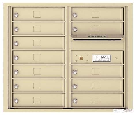 Versatile ™ 4C Mailbox – 7-Doors High – 12 Tenant Mailboxes