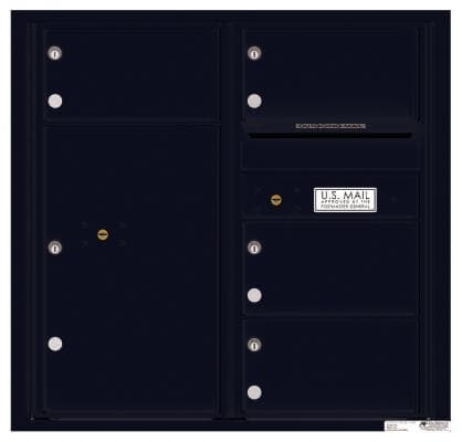 Versatile ™ 4C Mailbox – 8-Doors High – 4 Tenant Mailboxes