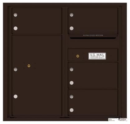 Versatile ™ 4C Mailbox – 8-Doors High – 4 Tenant Mailboxes