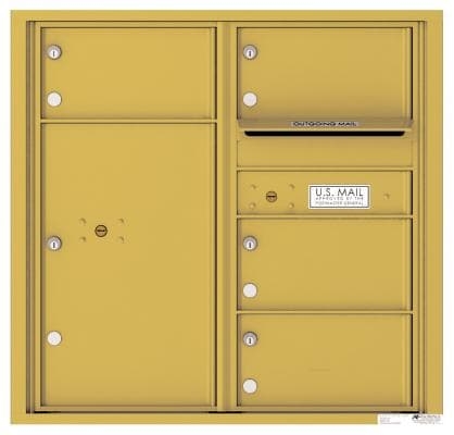 Versatile ™ 4C Mailbox – 8-Doors High – 4 Tenant Mailboxes