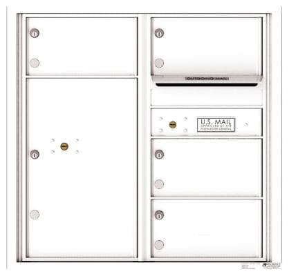 Versatile ™ 4C Mailbox – 8-Doors High – 4 Tenant Mailboxes