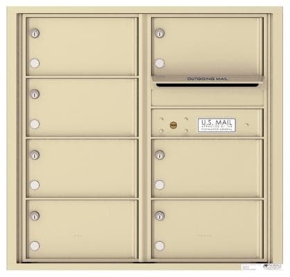 Versatile ™ 4C Mailbox – 8-Doors High – 7 Tenant Mailboxes