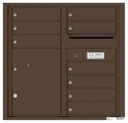 Versatile ™ 4C Mailbox – 8-Doors High – 9 Tenant Mailboxes