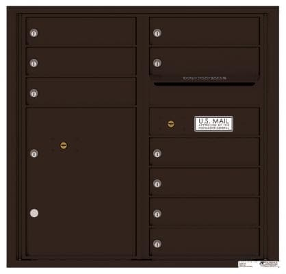 Versatile ™ 4C Mailbox – 8-Doors High – 9 Tenant Mailboxes