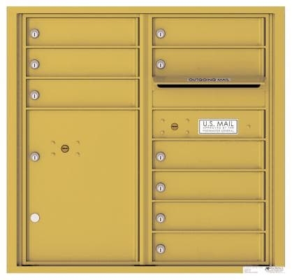 Versatile ™ 4C Mailbox – 8-Doors High – 9 Tenant Mailboxes