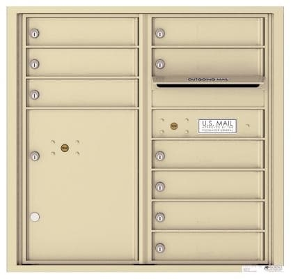 Versatile ™ 4C Mailbox – 8-Doors High – 9 Tenant Mailboxes