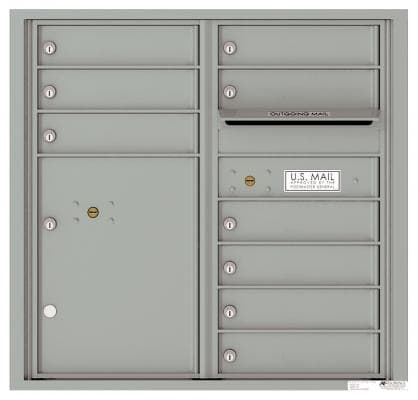 Versatile ™ 4C Mailbox – 8-Doors High – 9 Tenant Mailboxes