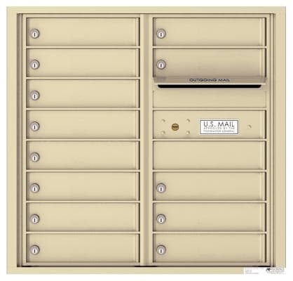 Versatile ™ 4C Mailbox – 8-Doors High – 13 Tenant Mailboxes