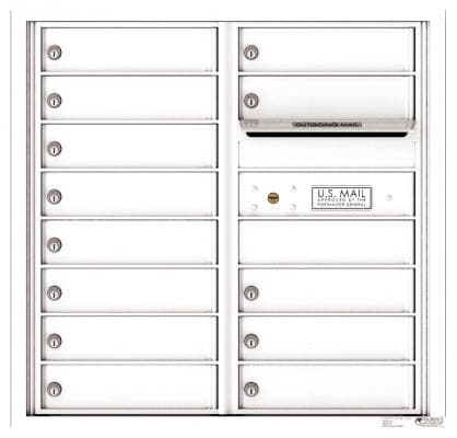 Versatile ™ 4C Mailbox – 8-Doors High – 13 Tenant Mailboxes