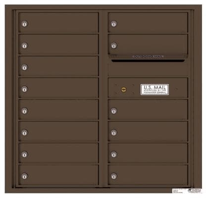 Versatile ™ 4C Mailbox – 8-Doors High – 14 Tenant Mailboxes