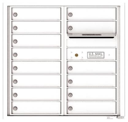 Versatile ™ 4C Mailbox – 8-Doors High – 14 Tenant Mailboxes