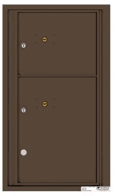 Versatile ™ 4C Mailbox – 8-Doors High – 2 Parcel Lockers