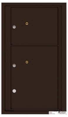 Versatile ™ 4C Mailbox – 8-Doors High – 2 Parcel Lockers