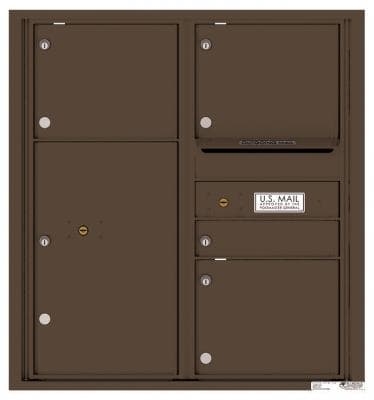 Versatile ™ 4C Mailbox – 9-Doors High – 4 Tenant Mailboxes