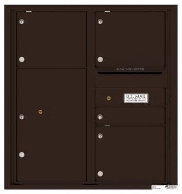 Versatile ™ 4C Mailbox – 9-Doors High – 4 Tenant Mailboxes