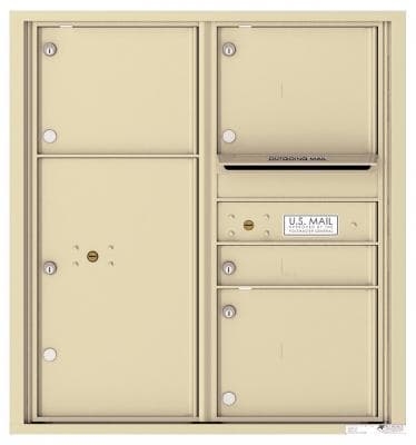 Versatile ™ 4C Mailbox – 9-Doors High – 4 Tenant Mailboxes