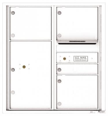 Versatile ™ 4C Mailbox – 9-Doors High – 4 Tenant Mailboxes