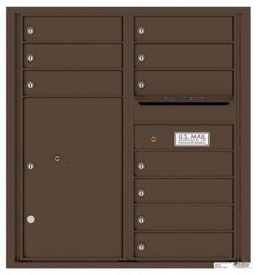 Versatile ™ 4C Mailbox – 9-Doors High – 10 Tenant Mailboxes