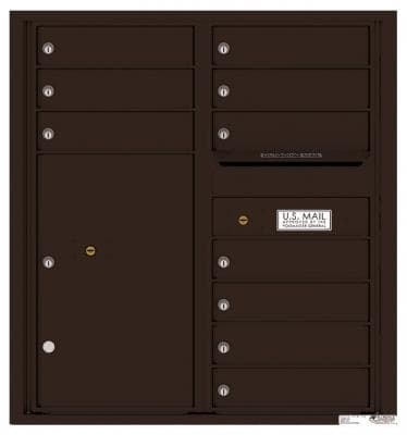 Versatile ™ 4C Mailbox – 9-Doors High – 10 Tenant Mailboxes