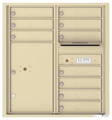Versatile ™ 4C Mailbox – 9-Doors High – 10 Tenant Mailboxes