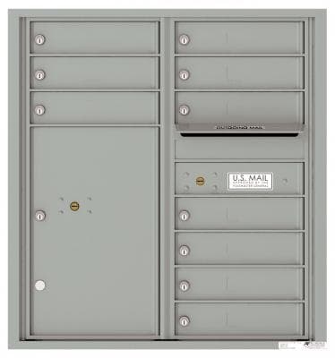 Versatile ™ 4C Mailbox – 9-Doors High – 10 Tenant Mailboxes