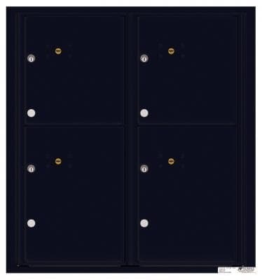 Versatile ™ 4C Mailbox – 9-Doors High – 4 Parcel Lockers