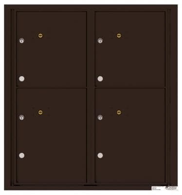 Versatile ™ 4C Mailbox – 9-Doors High – 4 Parcel Lockers