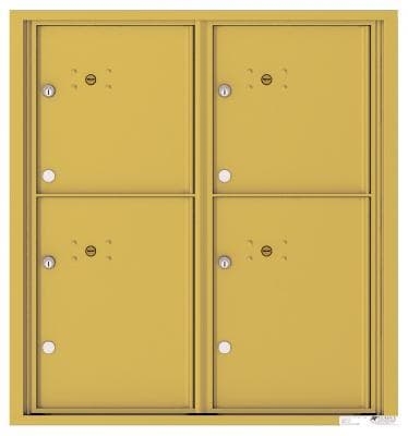 Versatile ™ 4C Mailbox – 9-Doors High – 4 Parcel Lockers