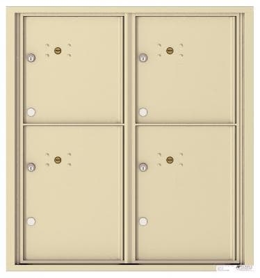 Versatile ™ 4C Mailbox – 9-Doors High – 4 Parcel Lockers