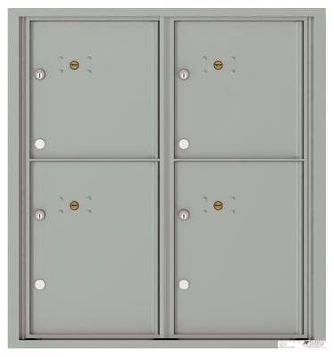 Versatile ™ 4C Mailbox – 9-Doors High – 4 Parcel Lockers