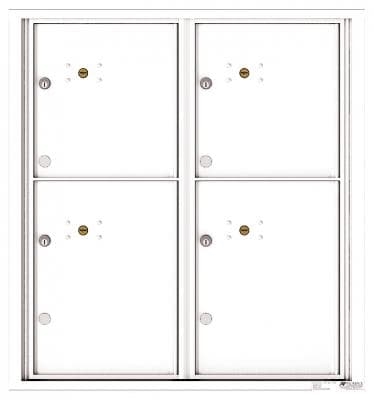 Versatile ™ 4C Mailbox – 9-Doors High – 4 Parcel Lockers