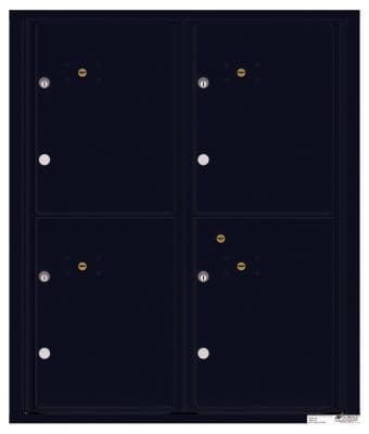 Versatile ™ 4C Mailbox – 10-Doors High – 4 Parcel Lockers