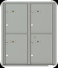 Versatile ™ 4C Mailbox – 10-Doors High – 4 Parcel Lockers