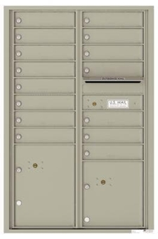 Versatile ™ 4C Mailbox – 13-Doors High – 15 Tenant Mailboxes