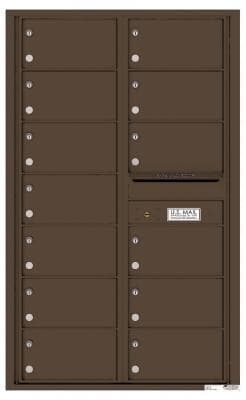 Versatile ™ 4C Mailbox – 14-Doors High – 13 Mailboxes (Private Use)