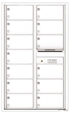 Versatile ™ 4C Mailbox – 14-Doors High – 13 Mailboxes (Private Use)