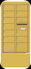 4C15D-13-D4C Horizontal Depot Mailbox Gold Speck
