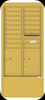 4C15D-16-D 4C Horizontal Depot Mailbox Gold Speck