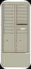 4C15D-16-D 4C Horizontal Depot Mailbox Postal Grey