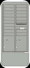 4C15D-18-D 4C Horizontal Depot Mailbox Silver Speck