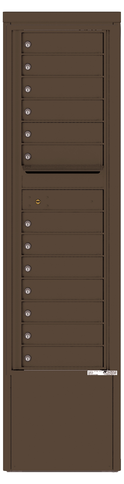 4C15S-13-D 4C Horizontal Depot Mailbox Antique Bronze