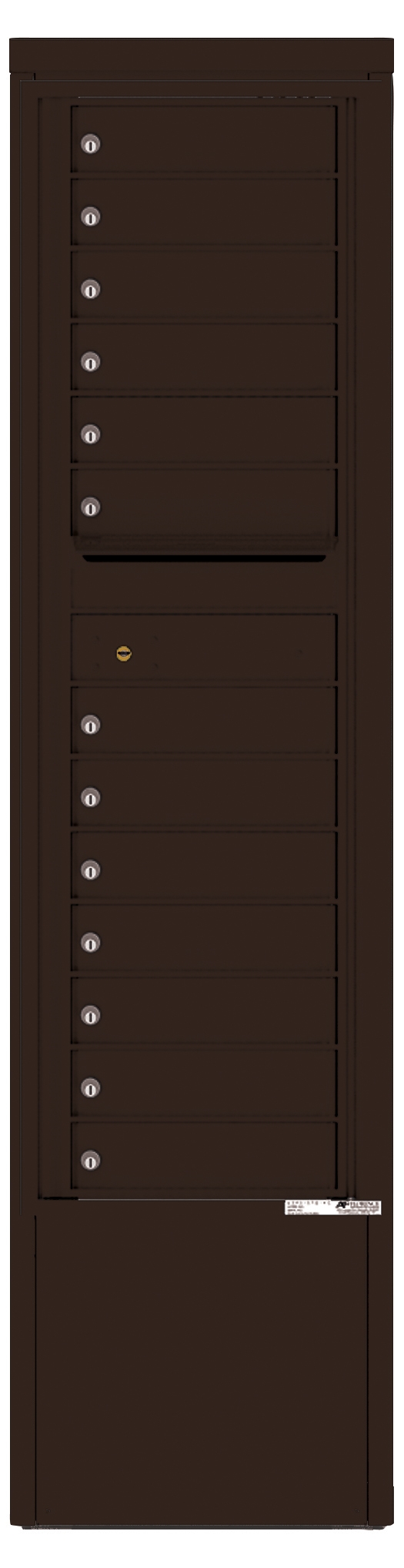 4C15S-13-D 4C Horizontal Depot Mailbox Dark Bronze