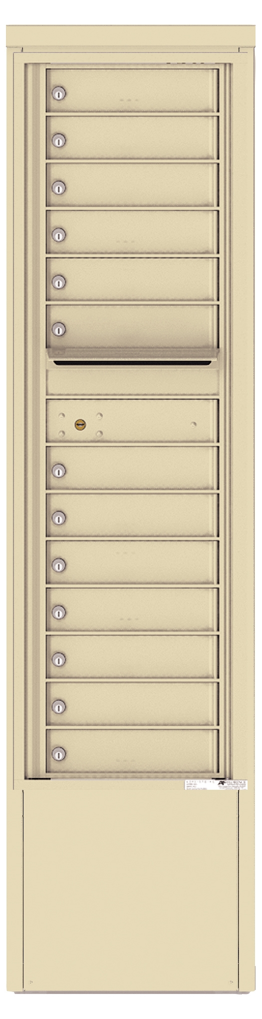 4C15S-13-D 4C Horizontal Depot Mailbox Sandstone