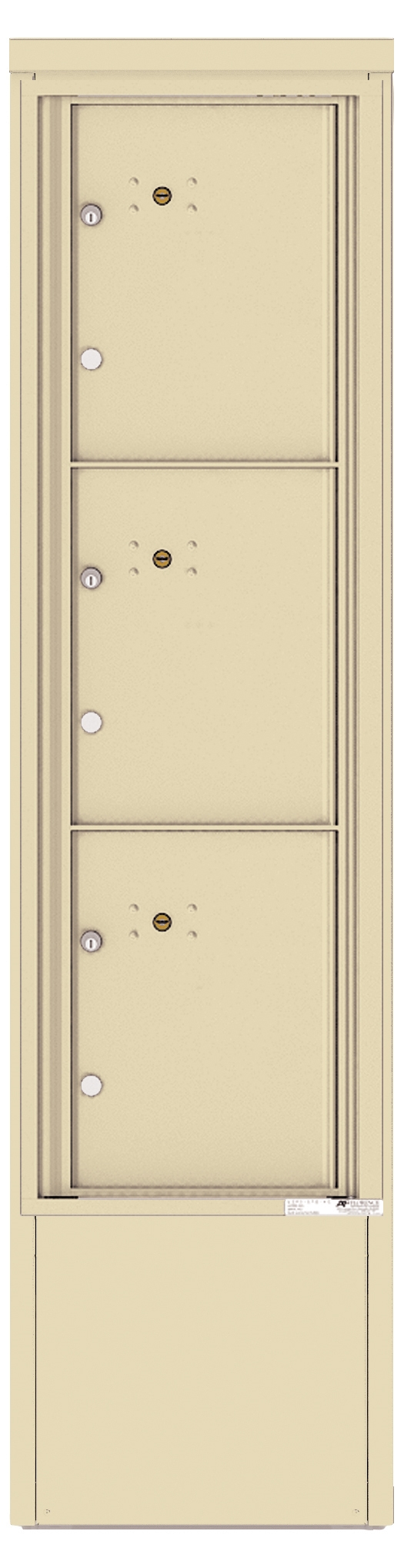 4C15S-3P-D 4C Horizontal Depot Mailbox Sandstone