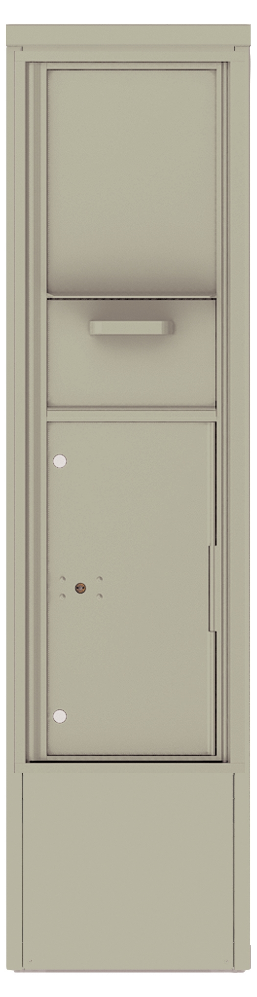 4C15S-HOP-D 4C Hopper Style Collection / Drop Box Postal Grey